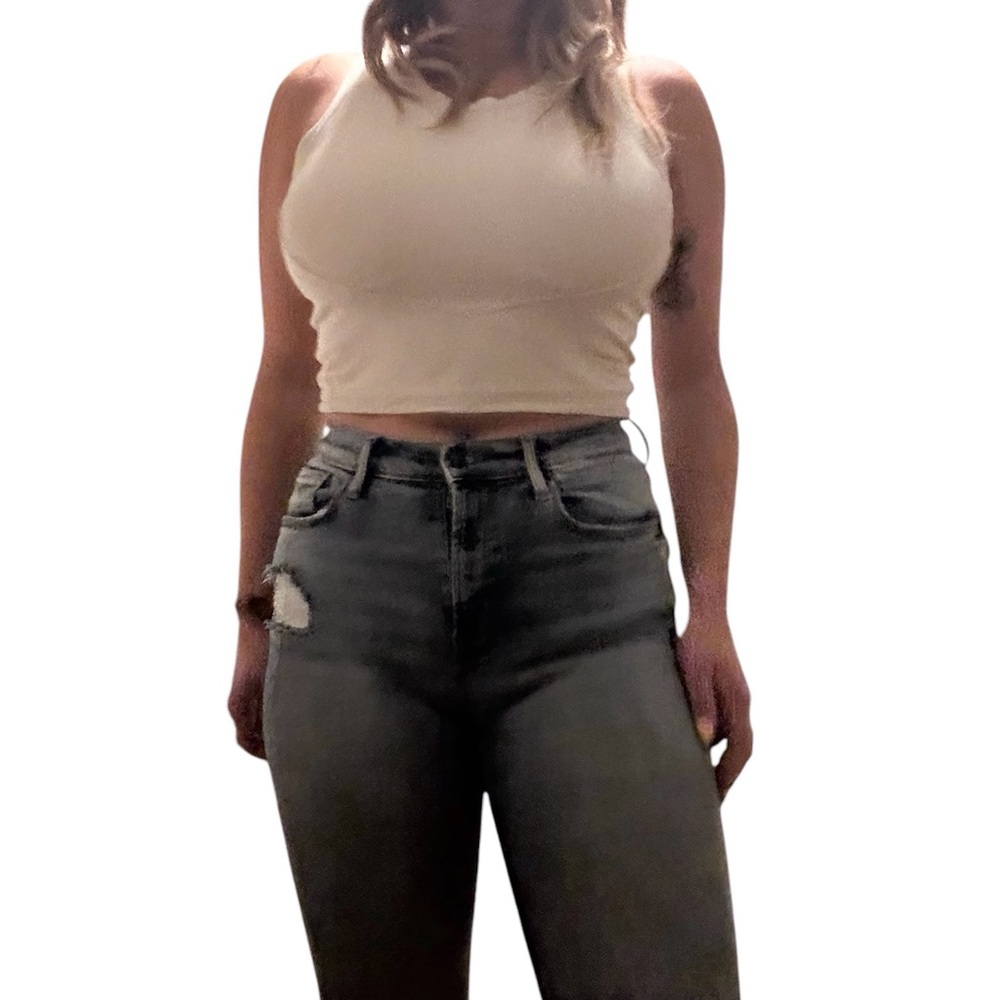 High Waist Distressed Kenzie Jeans